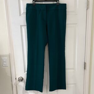 NWOT Ann Taylor Teal Wide-Leg Dress Pants
